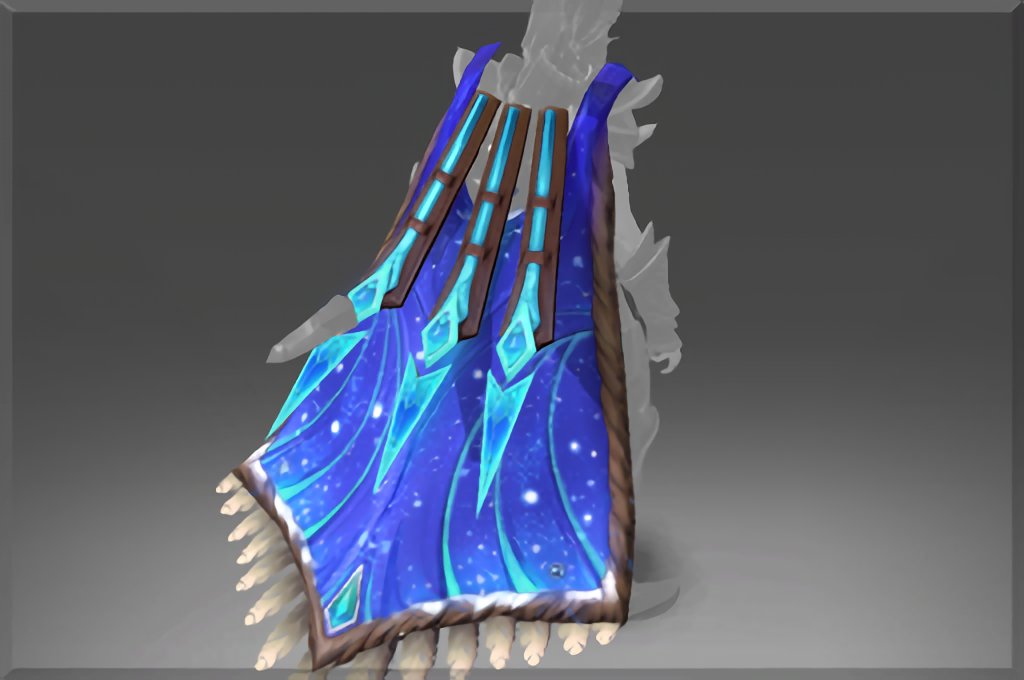 Drow ranger - Black Ice Constellation - Cloak